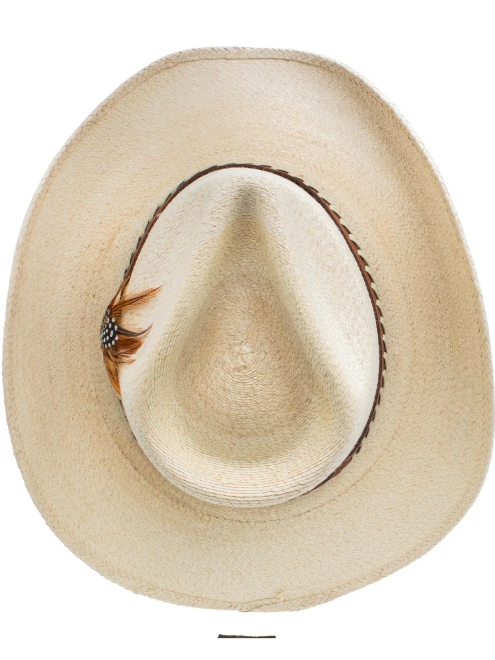 LANEY WILSON CHARLIE 1 HORSE WOMEN'S STRAW "ROAD RUNNER" COWBOY HAT Size M NWT - Picture 5 of 16